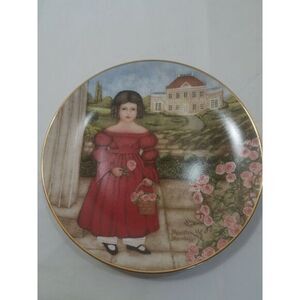 1986 Knowles "Abigail in the Rose Garden" Plate Marsten Manley Ltd Ed. 1st Issue